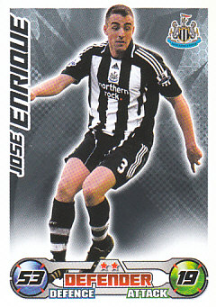 Jose Enrique Newcastle United 2008/09 Topps Match Attax #222